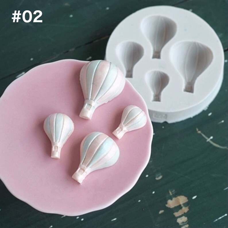 Balloon Silicone Mold Fondant Mold Cake Decorating Tools ...