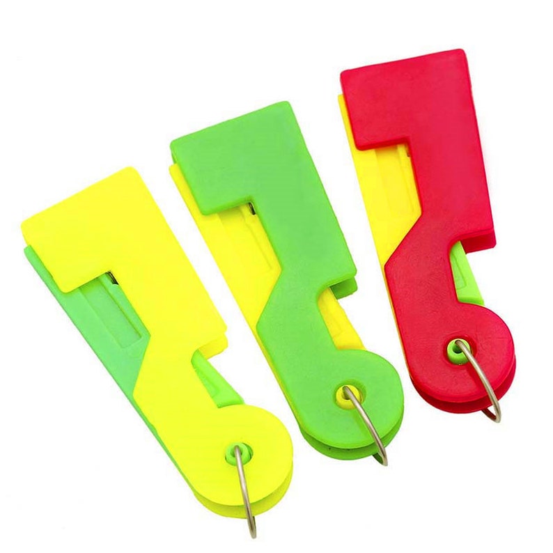 Hot 5PCsPack Plastic Automatic Needle Threader Sewing Machines Helpful Threader Home Craft Tools Accessories Random Color