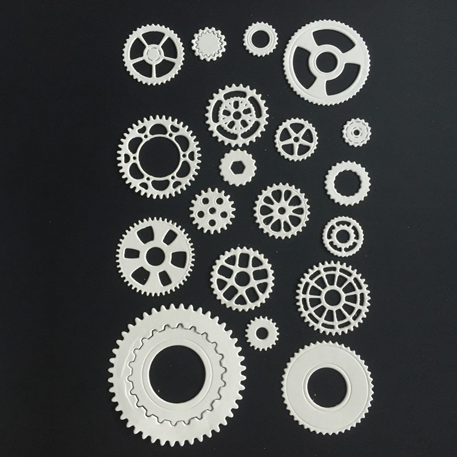 Gear Set Metal Steel Embossing Cutting Dies Craft Dies Etsy