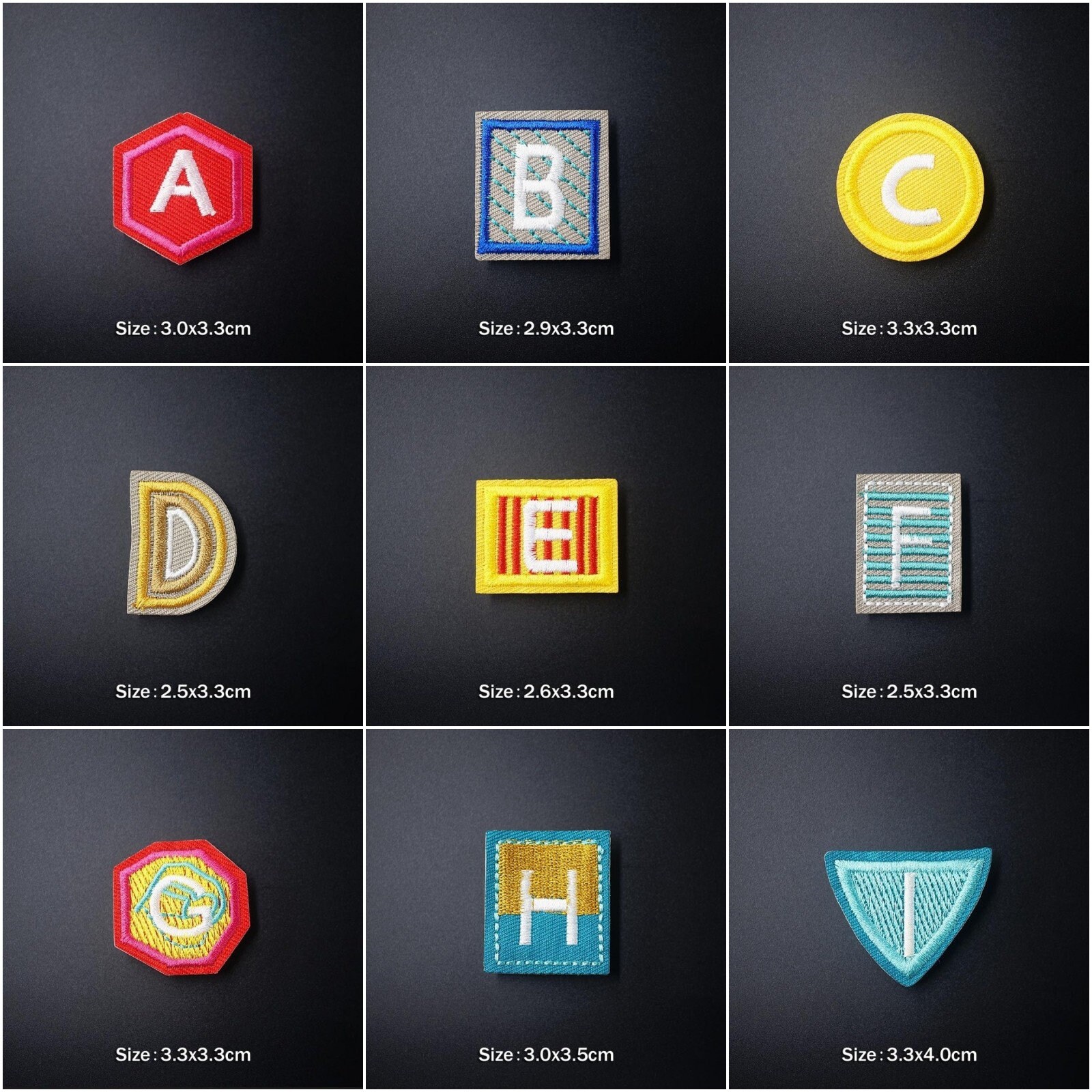 A-Z Letter Patches Letter Iron on Patches Single Letter - Etsy