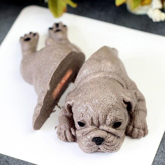 4/6 3D Dog Silicone Mould Mousse Fondant Cake Pudding Baking Mold