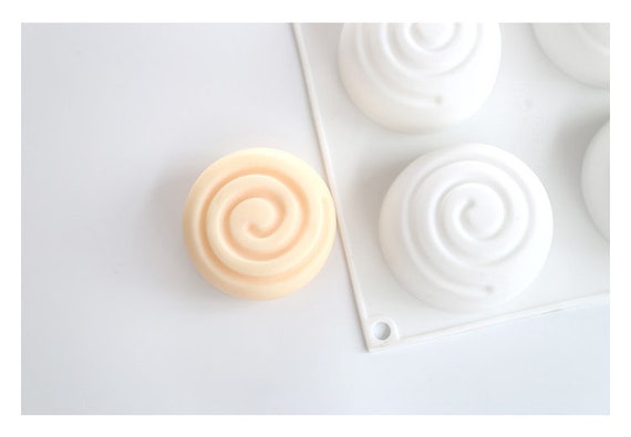 Spiral Silicone Molds for Baking Supplies - Silicone Soap Molds for  Chocolate Candy Making Supplies Mousse Circle Silicone Cake Molds for Soap  