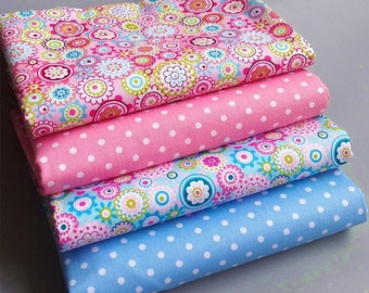 150CMx50CM Flower Twill Cotton Fabric Fat Quaters Sewing Baby Cloth Quilting Scrapbooking Patchwork Fabric DIY Tecido Tissue