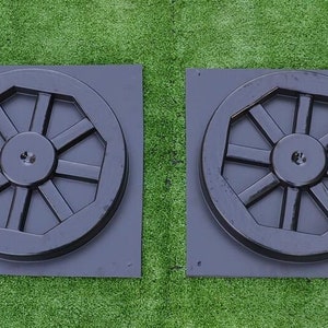 Set 2 Molds Decorative Wheels Diameter 300 mm (11.81 in)