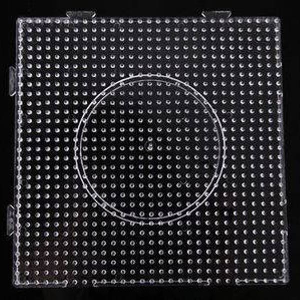 Perler Beads Template Clear Linkable Large Pegboard 5mm 15*15cm of Square 5mm Hama Beads Pegboard