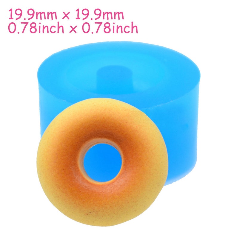 19.9mm Donut / Doughnut Silicone Mold for Fondant Dessert Etsy