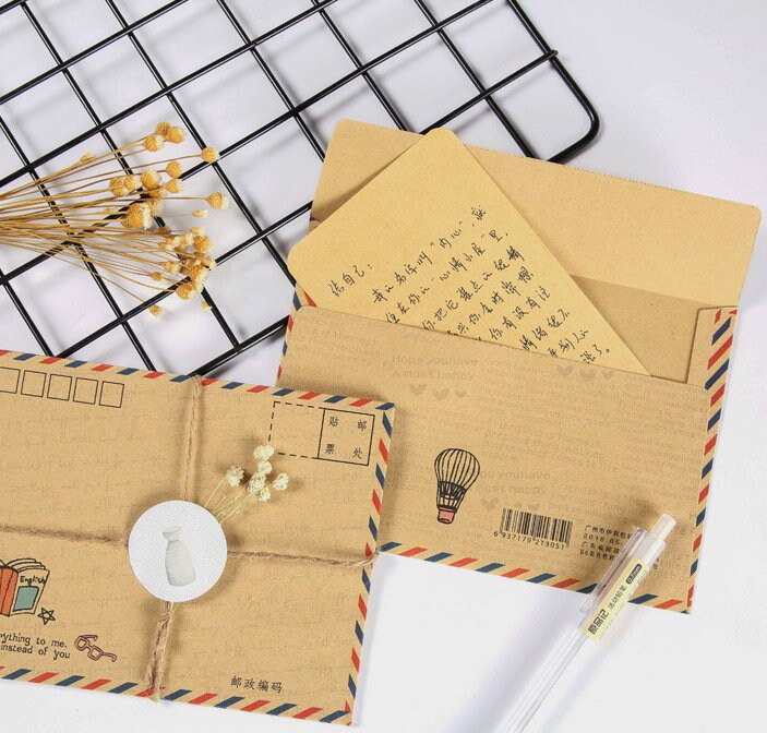 16 Pieces/Lot Large Vintage Envelope Postcard Letter Etsy