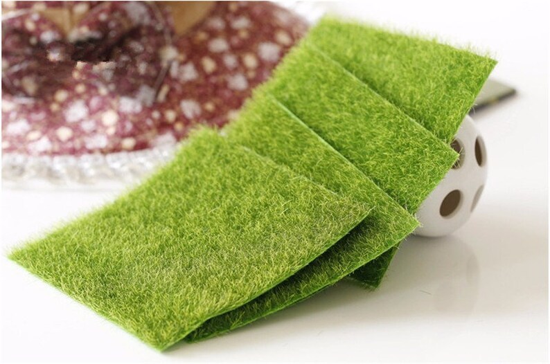 Fake Moss Miniature Garden Ornament DIY Mushroom Craft Pot Etsy