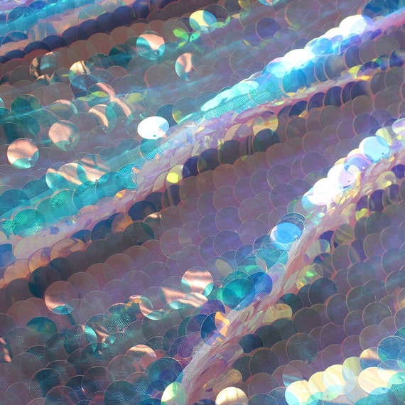Stunning Iridescent Dream Color 18mm Fish Scale Sequins
