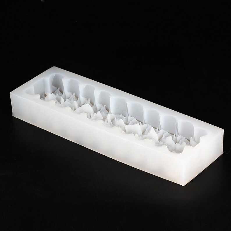 Rectangular Silicone Soap Mold With 3D Rose Flower Embossed Etsy