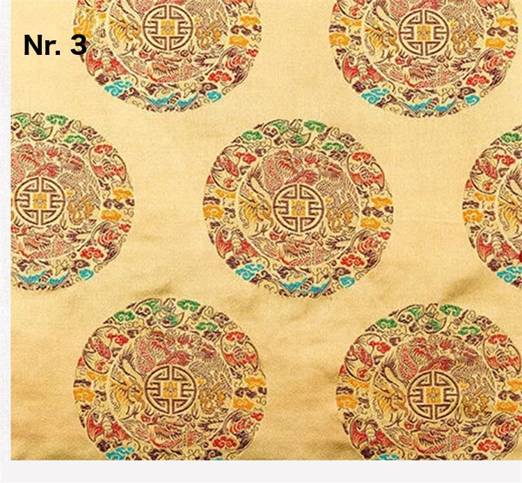 Choose Colors. 1 Yard Chinese Traditional Silk Brocade Fabric Etsy