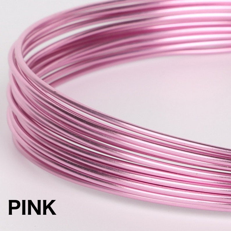 2mm 12 Gauge Length 16 Feet 5m Anodized Aluminum Round Wire - Etsy