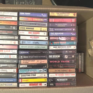 Cassette Tapes Part 4 (70’s, 80’s, 90’s)