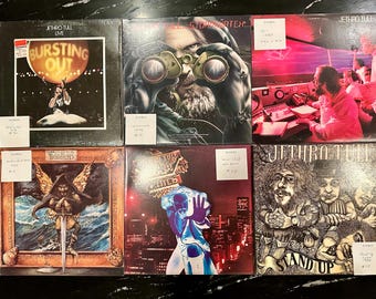 Jethro Tull - Colección de 6 discos de vinilo, parte 3 (Casi nuevo)