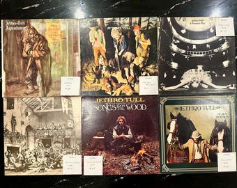 Jethro Tull - 6 Vinyl Record Collection Part 2 (VG++/NM)