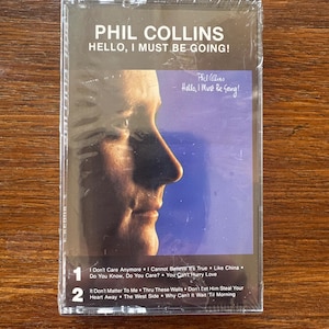 Phil Collins - Hello, I Must Be Going Cassette Tape (Original Sealed)