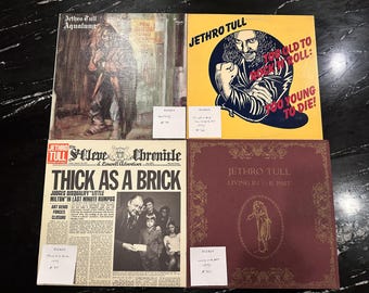 Jethro Tull - 4 Vinyl Record Collection Part 1 (Near Mint)