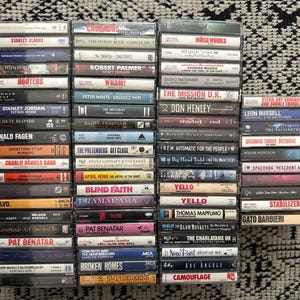 Cassette Tapes Part 5 (70’s, 80’s, 90’s)