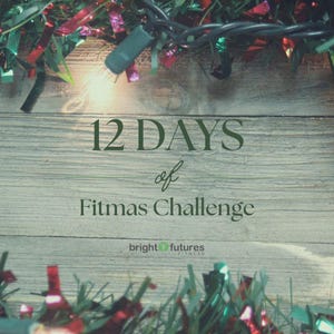 12 Dias de Jogo de Exercícios Divertidos de Natal Fitmas | Crie um Desafio de Treino de Férias | Para Adultos Família Crianças Pré-adolescentes Adolescentes Pais e Professores