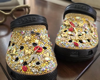 Custom bling crocs