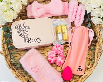Teen Girl Spa Gift Box – Personalized Jewelry Box, Self-Care Kit