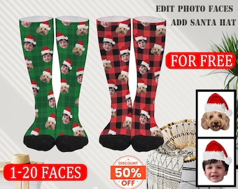 Christmas Gift/dog lover,Personalized Custom Pet Face Socks,Cat Dog Face Funny Socks,Paw Print Face Socks,Cute Pet Socks With Face,Pet Dad