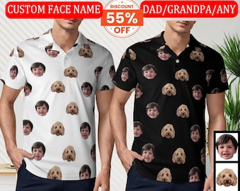 Custom Polo Shirt for Golfer,golf lover,gift for husband,Personalized Short Sleeve Golf Shirt,Best dad ever for grandpa,father's days gift