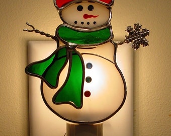 Colorful snowman