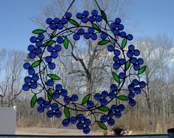 Blue Berry Wreath    .