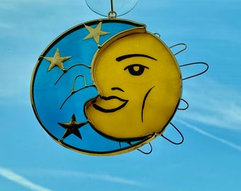 Sun and moon sun catcher