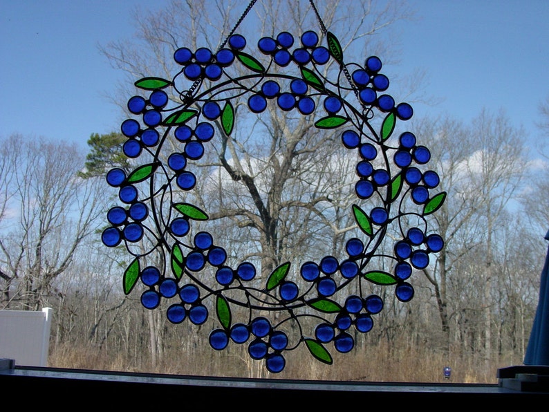 Blue Berry Wreath . image 4