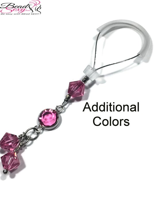 Non Piercing Beaded Nipple Jewelry Swarovski Channel Non Etsy