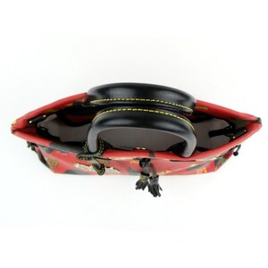 Dooney & Bourke Scottie Dog Red Black Handbag image 5