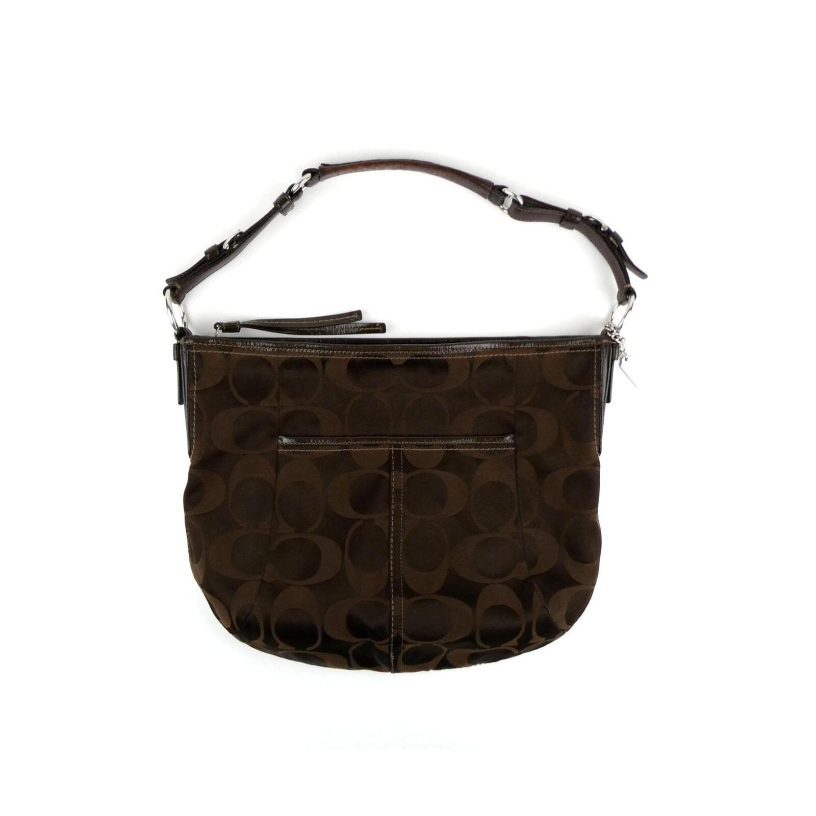 Coach Signature Brown Shoulder Bag 12676 - Etsy