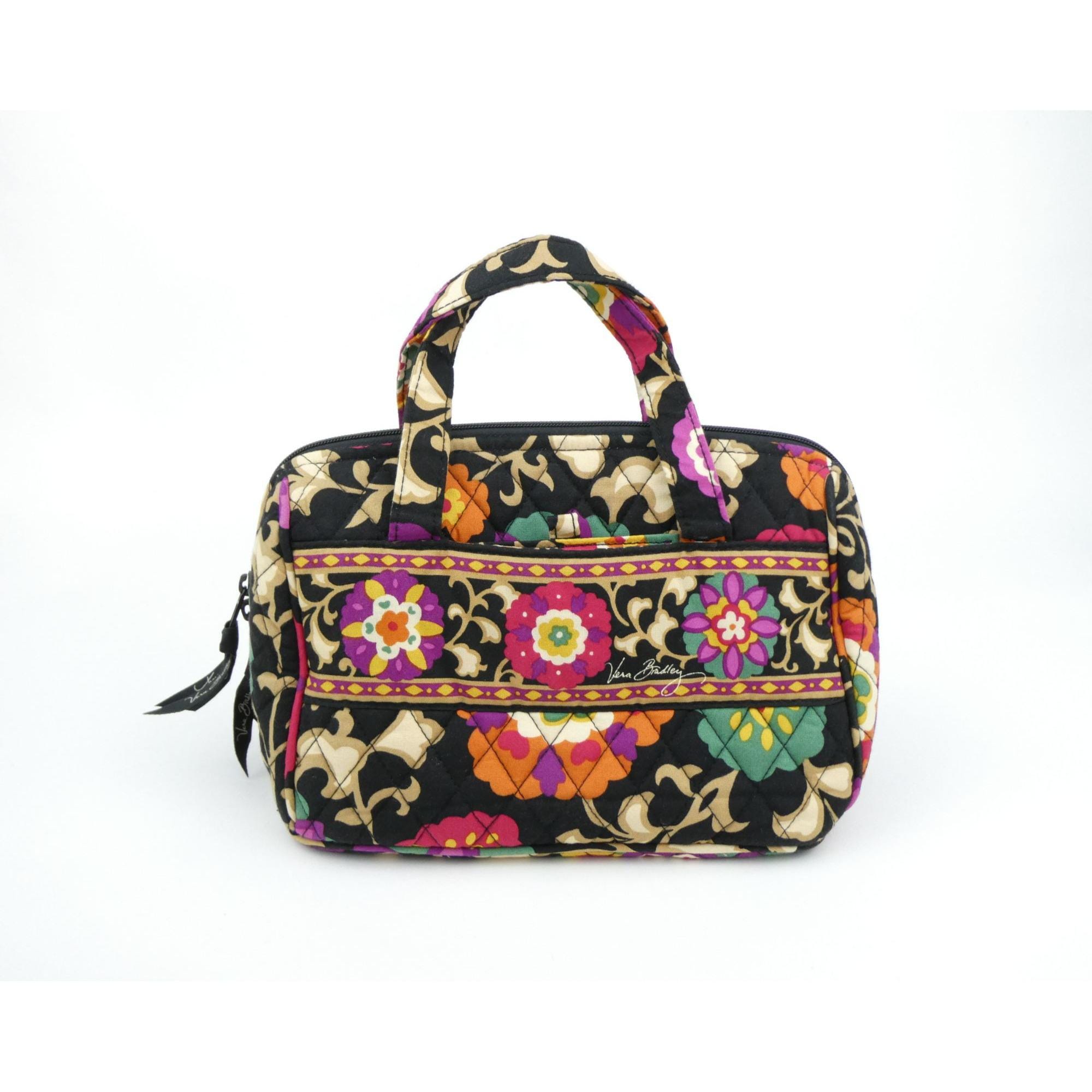 Vera Bradley Quilted Backpack Bookbag Satchel Floral Purse Suzani Print Boho Vera Bradley Suzani - Etsy main image 3