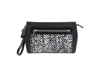 Bolso de mano grande Coach Leg color marfil con estampado multicolor, nuevo con etiquetas, 50031