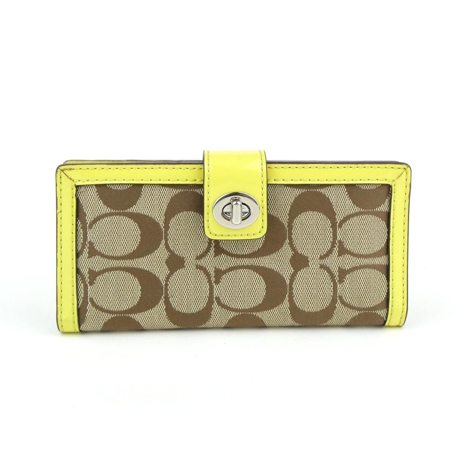 Turnlock Coach Wallet - Etsy