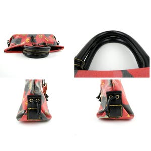 Dooney & Bourke Scottie Dog Red Black Handbag image 9
