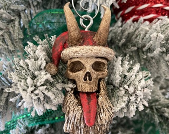 Krampus Skull Ornament