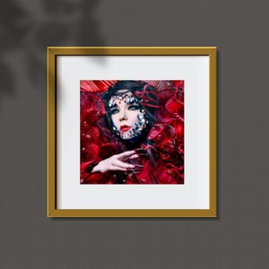 3D-linsformad poster - Björk / Ovule