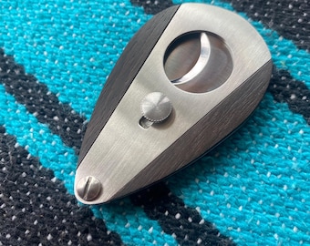 Wood and Steel Cigar Cutter