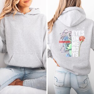 Artistic Unisex Hooded Sweatshirt, Eye-Catching Graphic Hoodie, Perfect Gift for Art Lovers, Cozy Streetwear, Fashionable Layering