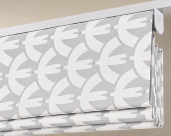 Scion Pajaro Steel Grey Roman Blind | Mid Century Modern Blind | Made to Measure