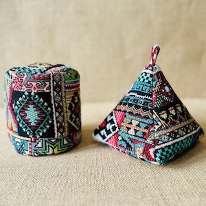 Moroccan Tapestry Door Stop - Handmade Weighted Doorstop - Boho Christmas Gift