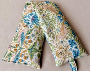 Lavender Wheat Neck Wrap: William Morris Strawberry Thief Heat Pack