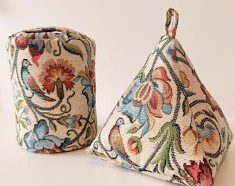 Jacobean William Morris Woven Door Stop - Handmade Fabric Doorstop