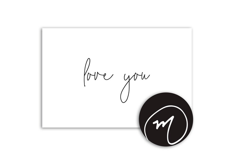 Love You Printable Wall Art Nursery Minimalist Sign 24x36 - Etsy