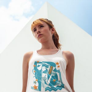 Camiseta de tirantes con espalda cruzada, camiseta sin mangas, camiseta de entrenamiento para mujer, top de yoga atrevido, camiseta bohemia sin mangas, camiseta con gráficos estéticos