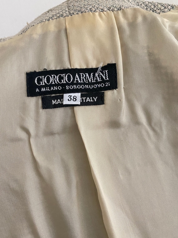 Vintage Giorgio Armani Black Label Blazer Italy Borgo… - Gem