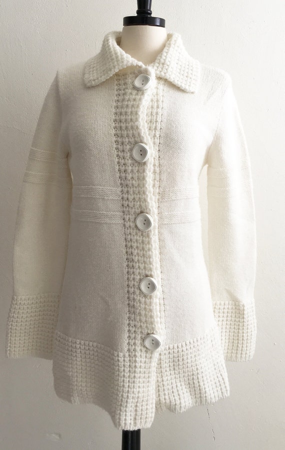 winter white cardigan sweater